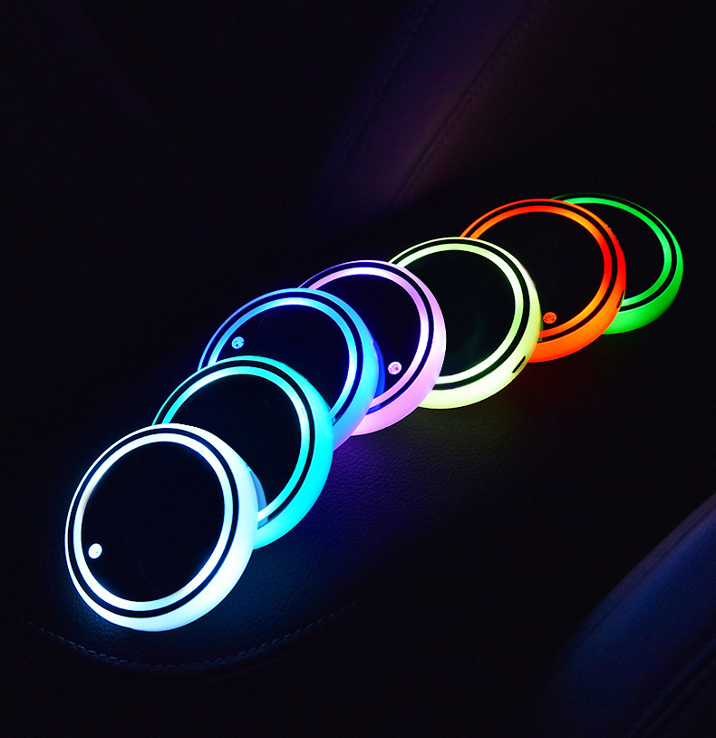 Podświetlana podstawka LED do uchwytu na kubek – więcej klimatu w Twoim aucie - obrazek 8